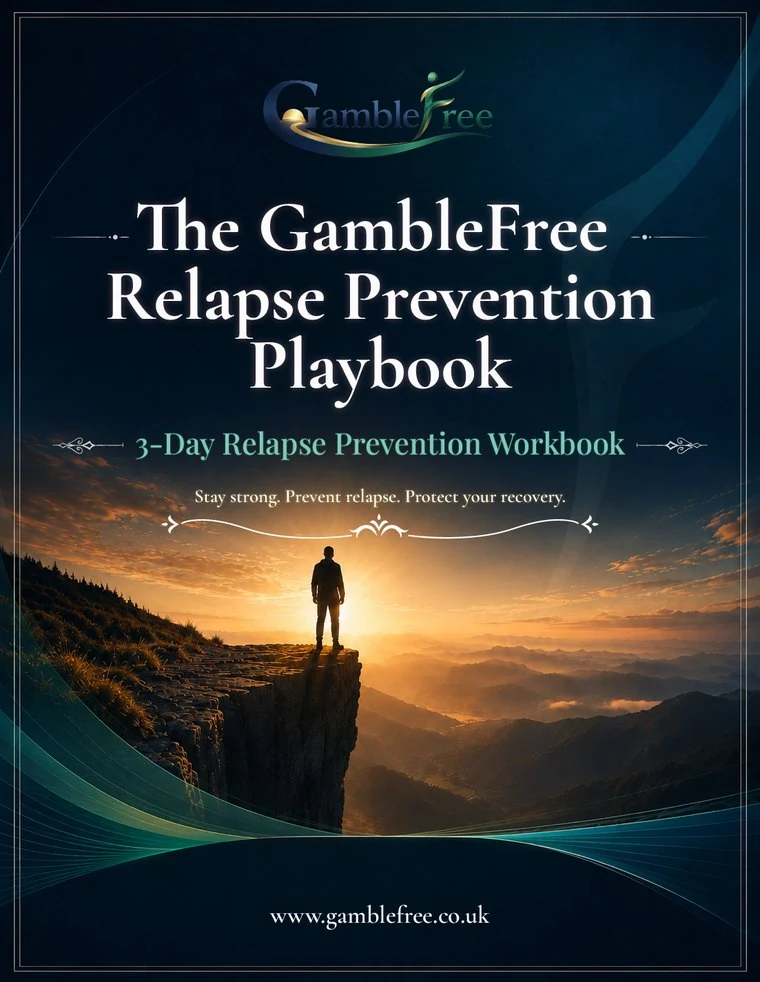 The GambleFree Relapse Prevention Playbook book cover